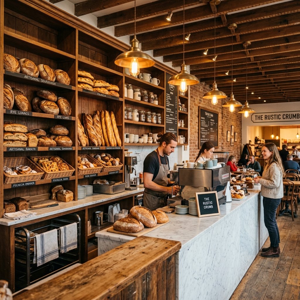 Warm café interior of Spunchiy
